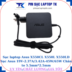 Sạc Asus X550CL X550L X550LD Sạc Asus 19V-2.37A/3.42A-45W/65W Chân to 5.5mm*2.5mm, 65W vuông