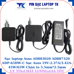 Sạc Asus AD883020 AD887320 ADP-65DW-C Sạc Asus 19V-2.37A/3.42A-45W/65W Chân to 5.5mm*2.5mm