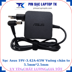 Sạc Asus 19V-3.42A-65W Vuông chân to 5.5mm*2.5mm * Thông số kỹ thuật Sạc Asus 19V-3.42A-65W Vuông chân to 5.5mm*2.5mm: Sạc laptop Sạc Asus 19V-3.42A-65W Vuông chân to - Hãng : Design by Asus - Điện áp vào : 100V-240V - Điện áp ra : 19V-3.42A - Công suất : 65W - Loại chân cắm : Chân to 5.5mm*2.5mm - Loại hàng : Vuông Zin (Original) - Màu : Đen - Bảo hành : 12 tháng, 1 đổi 1 - Ship COD toàn quốc, HCM và Hà Nội ship hỏa tốc trong 1h * Hướng dẫn sử dụng Sạc Asus 19V-3.42A-65W Vuông chân to 5.5mm*2.5mm: Để sử dụng sạc Laptop bền và máy tính của bạn được ổn định nên sử dụng sạc đúng cách như sau: - Cấm điện Adapter trước để có nguồn ổn định sau đó mới cấm Jack sạc vào máy tính. Khi rút Adaptor nên rút Jack ở máy tính ra trước sau đó rút nguồn 220v - Với sạc cùng hãng có cùng điện áp có thể sử dụng loại Adapter có công suất lớn hơn để thay thế cho loại nhỏ hơn, không được sử dụng loại có công suất nhỏ hơn sẽ làm cho máy có thể không sạc được pin, dòng không đủ gây chập chờn. - Không nên cắm sạc suốt cho dù đang tắt máy tính. - Khi bạn thấy Adapter nóng lên một cách bất thường, hãy rút ngay jack sạc khỏi máy tính và rút nguồn điện ra sau đó nhờ 1 người có chuyên môn kiểm tra * Shop cam kết sản phẩm Sạc Asus 19V-3.42A-65W Vuông chân to 5.5mm*2.5mm: - Sản phẩm bán ra là sản phẩm mới 100% - Shop luôn đặt chất lượng các sản phẩm lên hàng đầu, cung cấp các sản phẩm theo đúng tiêu chuẩn với chất lượng tốt nhất - Giá cả cạnh tranh, phù hợp túi tiền của bạn - Đáp ứng mọi yêu cầu của khách hàng trong thời gian ngắn nhất - Bảo hành nhanh chóng, nghiêm túc, chính xác * Cách bảo quản và bảo dưỡng Sạc Asus 19V-3.42A-65W Vuông chân to: - Tránh để bộ sạc ở nơi ẩm ướt hoặc quá nóng - Bảo quản bộ sạc ở nơi khô ráo, thoáng mát để tránh hư hỏng. - Dây nguồn không bị gập, xoắn, khi sử dụng và cất giữ, tránh để dây nguồn bị gập hoặc xoắn quá mức để kéo dài tuổi thọ của dây. - Thường xuyên kiểm tra định kỳ bộ sạc và dây nguồn để đảm bảo không có dấu hiệu hư hỏng nào, thay thế kịp thời nếu cần. * Điều kiện bảo hành Sạc Asus 19V-3.42A-65W Vuông chân to: - Sạc còn nguyên tem bảo hành và còn trong thời gian bảo hành - Không bị vô nước, cháy nổ, đứt dây - Không bể, vỡ, côn trùng cắn pin#sạc#laptop#tk Sạc Asus 19V-3.42A-65W Vuông chân to