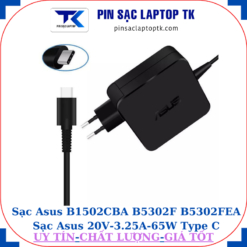 Sạc laptop Asus B1502CBA B5302F B5302FEA Sạc Asus 20V-3.25A-65W Type C