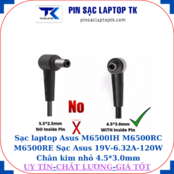 Sạc Asus M6500IH M6500RC M6500RE Sạc Asus 19V-6.32A-120W Chân kim nhỏ 4.5*3.0mm