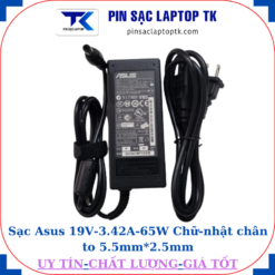 Sạc Asus 19V-3.42A-65W Chữ-nhật chân to