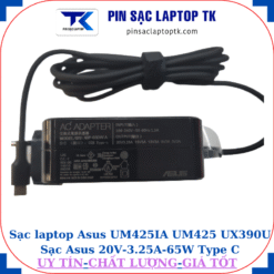 Sạc Asus UM425IA UM425 UX390U Sạc Asus 20V-3.25A-65W Type C, thông số sạc