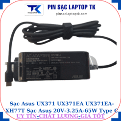 Sạc Asus UX371 UX371EA UX371EA-XH77T Sạc Asus 20V-3.25A-65W Type C, thông số sạc