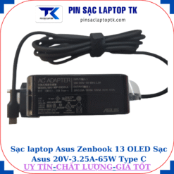 Sạc Asus Zenbook 13 OLED Sạc Asus 20V-3.25A-65W Type C, thông số sạc