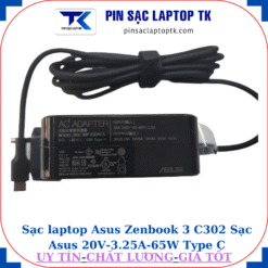 Sạc Asus Zenbook 3 C302 Sạc Asus 20V-3.25A-65W Type C, thông số sạc