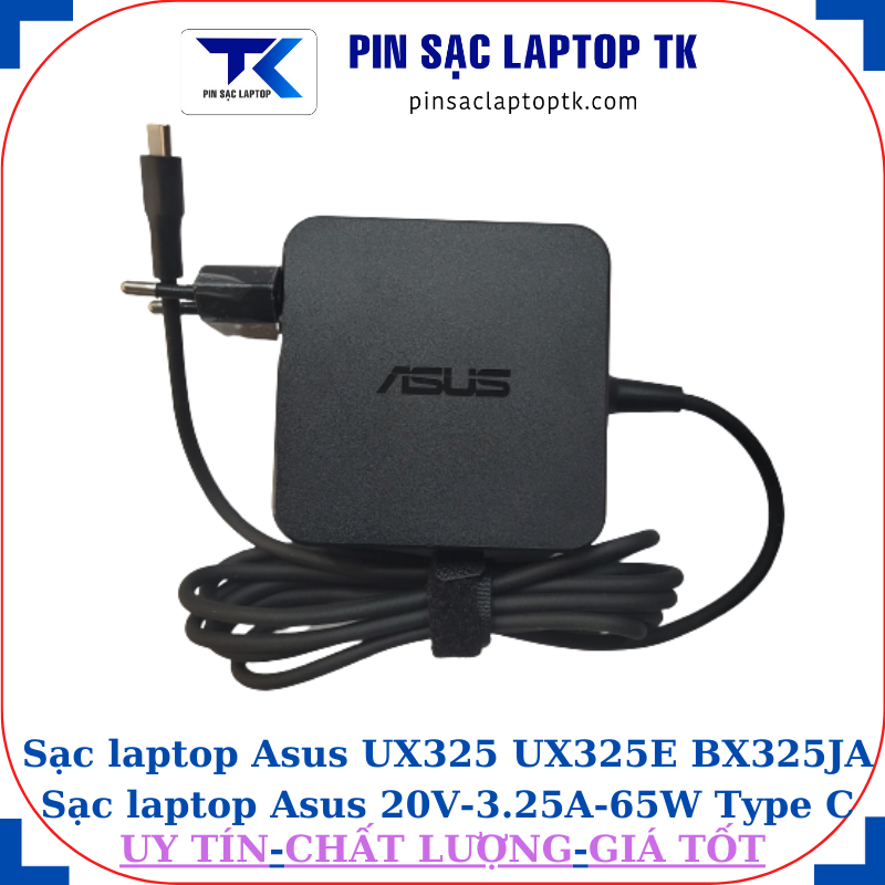 Sạc Asus UX325 UX325E BX325JA Sạc Asus 20V-3.25A-65W Type C