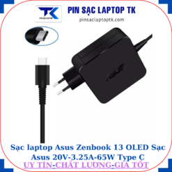 Sạc laptop Asus Zenbook 13 OLED Sạc Asus 20V-3.25A-65W Type C