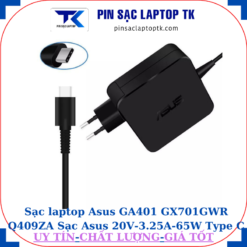 Sạc laptop Asus GA401 GX701GWR Q409ZA Sạc Asus 20V-3.25A-65W Type C