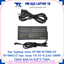 Sạc Asus W700 W700G3T W700G1T Sạc Asus 19.5V-9.23A-180W Chân kim to 6.0*3.7mm, thông số