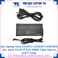 Sạc Asus GA5021 GA502D GA401QM Sạc Asus 19.5V-9.23A-180W Chân kim to 6.0*3.7mm, thông số
