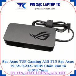 Sạc laptop Asus TUF Gaming A15 F15 Sạc Asus 19.5V-9.23A-180W Chân kim to 6.0*3.7mm, logo