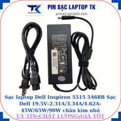 Sạc Dell Inspiron 5515 5468B Sạc Dell 19.5V-2.31A/3.34A/4.62A-45W/65W/90W chân kim nhỏ(4.5mm*3.0mm), sạc dell 90W