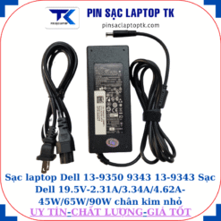 Sạc Dell 13-9350 9343 13-9343 Sạc Dell 19.5V-2.31A/3.34A/4.62A-45W/65W/90W chân kim nhỏ(4.5mm*3.0mm), sạc 90W