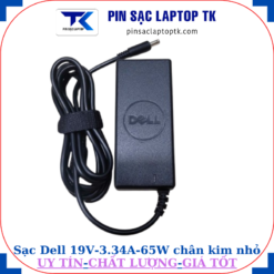 Sạc laptop Dell 19.5V 3.34A 65Wchân kim nhỏ 4.5mm*3.0mm, logo Dell