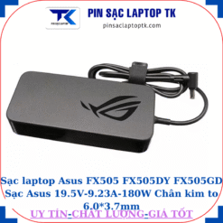 Sạc Asus FX505 FX505DY FX505GD Sạc Asus 19.5V-9.23A-180W Chân kim to 6.0*3.7mm, logo