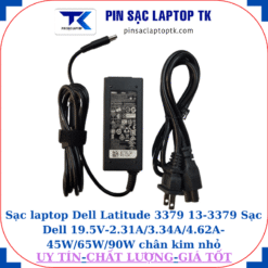 Sạc Dell Latitude 3379 13-3379 Sạc Dell 19.5V-2.31A/3.34A/4.62A-45W/65W/90W chân kim nhỏ(4.5mm*3.0mm), Sạc 45W