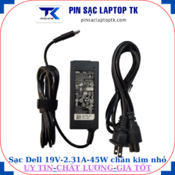 Sạc laptop Dell 19.5V 2.31A 45Wchân kim nhỏ 4.5mm*3.0mm