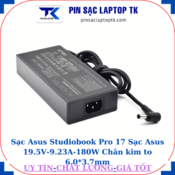Sạc Asus Studiobook Pro 17 Sạc Asus 19.5V-9.23A-180W Chân kim to 6.0*3.7mm