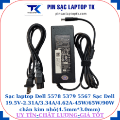 Sạc Dell 5578 5379 5567 Sạc Dell 19.5V-2.31A/3.34A/4.62A-45W/65W/90W chân kim nhỏ(4.5mm*3.0mm), sạc 90W