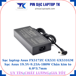 Sạc Asus FX517ZC GX531 GX531GM Sạc Asus 19.5V-9.23A-180W Chân kim to 6.0*3.7mm