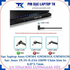 Sạc laptop Asus GM501 GM501GX GM501GM Sạc Asus 19.5V-9.23A-180W Chân kim to 6.0*3.7mm