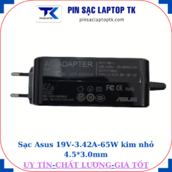 Sạc laptop Asus 19V 3.42A 65W chân kim nhỏ 4.5*3.0mm, thông số