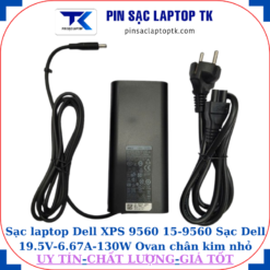 Sạc Dell XPS 9560 15-9560 Sạc Dell 19.5V-6.67A-130W Ovan chân kim nhỏ(4.5mm*3.0mm)