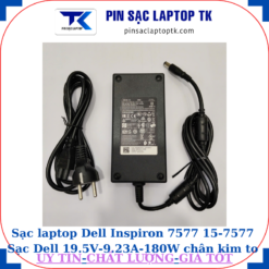 Sạc Dell Inspiron 7577 15-7577 Sạc Dell 19.5V-9.23A-180W Chữ nhật chân kim to(7.4mm*5.0mm)