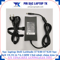 Sạc Dell Inspiron 15-7566 15-7567 Sạc Dell 19.5V-6.7A-130W Chữ nhật chân kim to(7.4mm*5.0mm)