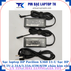 Sạc HP Pavilion X360 11-U Sạc HP 19.5V-2.31A/3.33A-45W/65W chân kim nhỏ màu xanh(4.5mm*3.0mm)