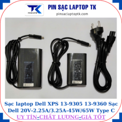 Sạc Dell XPS 13-9305 13-9360 Sạc Dell 20V-2.25A/3.25A-45W/65W Type C
