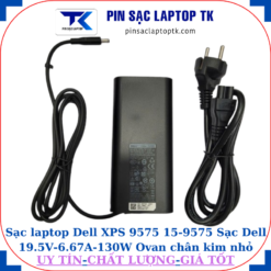 Sạc Dell XPS 9575 15-9575 Sạc Dell 19.5V-6.67A-130W Ovan chân kim nhỏ(4.5mm*3.0mm)