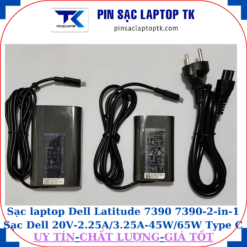 Sạc Dell Latitude 7390 7390-2-in-1 Sạc Dell 20V-2.25A/3.25A-45W/65W Type C