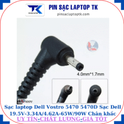 Sạc laptop Dell Vostro 5470 5470D Sạc Dell 19.5V-3.34A/4.62A-65W/90W Chân khấc/đầu đạn(4.0*1.7mm)