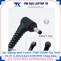 Sạc laptop Dell Vostro 5560 5560D Sạc Dell 19.5V-3.34A/4.62A-65W/90W Chân khấc/đầu đạn(4.0*1.7mm)