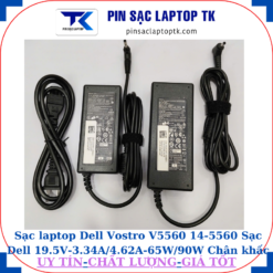 Sạc Dell Vostro V5560 14-5560 Sạc Dell 19.5V-3.34A/4.62A-65W/90W Chân khấc/đầu đạn(4.0*1.7mm)