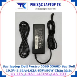 Sạc Dell Vostro 5560 5560D Sạc Dell 19.5V-3.34A/4.62A-65W/90W Chân khấc/đầu đạn(4.0*1.7mm), sạc 90W
