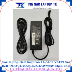 Sạc Dell Inspiron 14-5439 V5439 Sạc Dell 19.5V-3.34A/4.62A-65W/90W Chân khấc/đầu đạn(4.0*1.7mm), sạc 90W