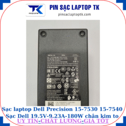 Sạc Dell Precision 15-7530 15-7540 Sạc Dell 19.5V-9.23A-180W Chữ nhật chân kim to(7.4mm*5.0mm), thông số