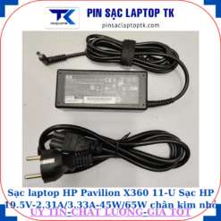 Sạc HP Pavilion X360 11-U Sạc HP 19.5V-2.31A/3.33A-45W/65W chân kim nhỏ màu xanh(4.5mm*3.0mm), sạc 65W