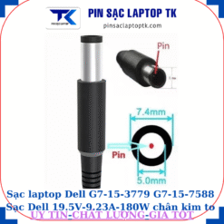 Sạc laptop Dell G7-15-3779 G7-15-7588 Sạc Dell 19.5V-9.23A-180W Chữ nhật chân kim to(7.4mm*5.0mm)