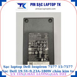 Sạc Dell Inspiron 7577 15-7577 Sạc Dell 19.5V-9.23A-180W Chữ nhật chân kim to(7.4mm*5.0mm), thông số