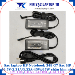 Sạc HP Notebook 348 G7 Sạc HP 19.5V-2.31A/3.33A-45W/65W chân kim nhỏ màu xanh(4.5mm*3.0mm)