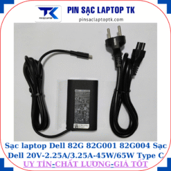 Sạc Dell 82G 82G001 82G004 Sạc Dell 20V-2.25A/3.25A-45W/65W Type C, sạc 45W