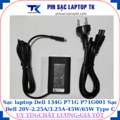 Sạc Dell 134G P71G P71G001 Sạc Dell 20V-2.25A/3.25A-45W/65W Type C, sạc 45W