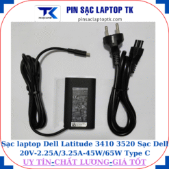 Sạc Dell Latitude 3410 3520 Sạc Dell 20V-2.25A/3.25A-45W/65W Type C, sạc 45W
