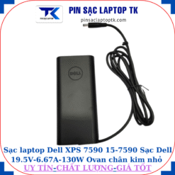 Sạc Dell XPS 7590 15-7590 Sạc Dell 19.5V-6.67A-130W Ovan chân kim nhỏ(4.5mm*3.0mm), logo Dell