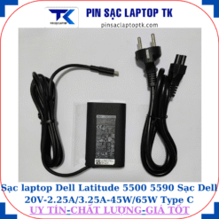 Sạc Dell Latitude 5500 5590 Sạc Dell 20V-2.25A/3.25A-45W/65W Type C, sạc 45W