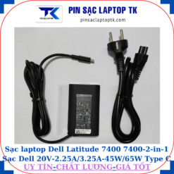 Sạc Dell Latitude 7400 7400-2-in-1 Sạc Dell 20V-2.25A/3.25A-45W/65W Type C, sạc 45W
